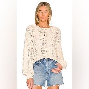NWT Spell Road to Paradise Knit Jumper Wheat size Medium 💯 Organic Cotton